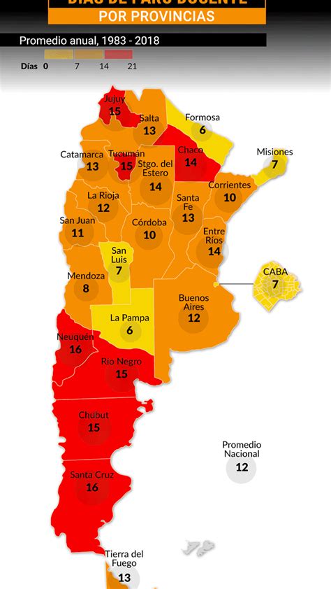 Mapa A Un Mes Del Inicio De Clases ¿cuáles Son Las Provincias Que Más Sufren Los Paros