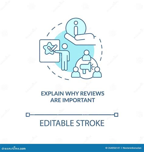 Verklaar Waarom De Overzichten Belangrijk Turquoise Conceptpictogram