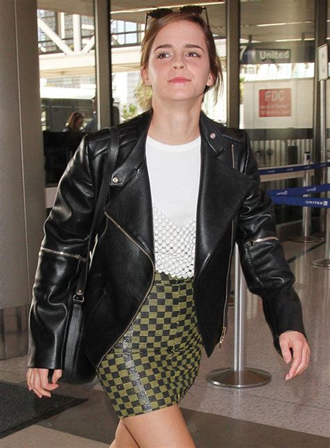 Emma Watson Leather Jacket 2 Made To Measure Custom Jeans For Men