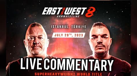 ERMES GASPARINI VS JERRY CADORETTE EAST VS WEST 8 LIVE COMMENTARY