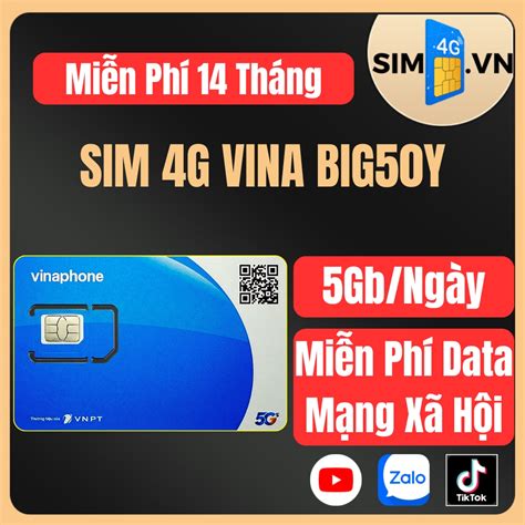 TẶNG CHỌC SIM Sim 4G Vinaphone U1500 BIG50Y FHAPPY TD49 D219