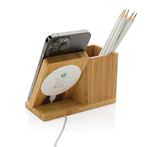 Calgary Fsc Bamboo W Wireless Charger Giftup