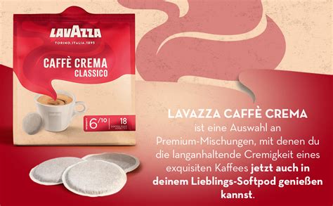 Lavazza Kaffee Pads Classico Pads Er Pack X G