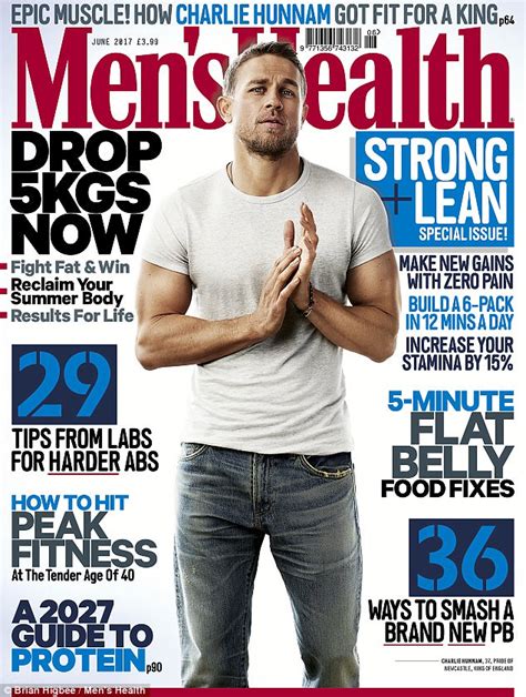 Charlie Hunnam Talks Personal Fitness In Mens Health Daily Mail Online