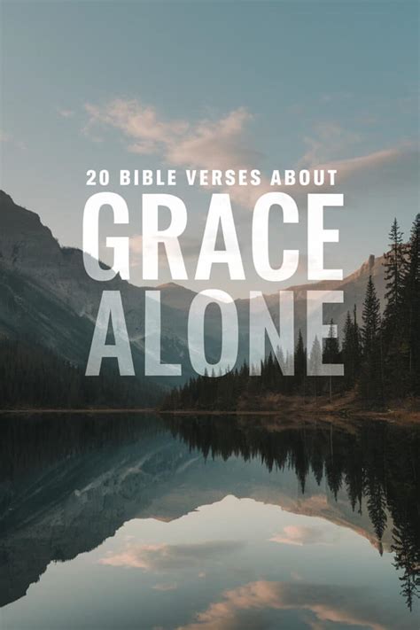 Salvation by Grace Alone: Key Bible Verses that Affirm God's Unmerited ...