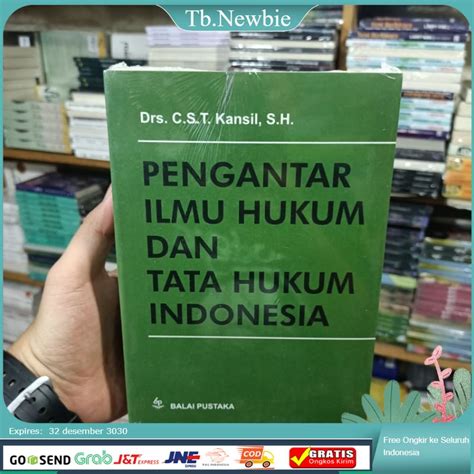 Jual Buku Pengantar Ilmu Hukum Dan Tata Hukum Indonesia Cst Kansil