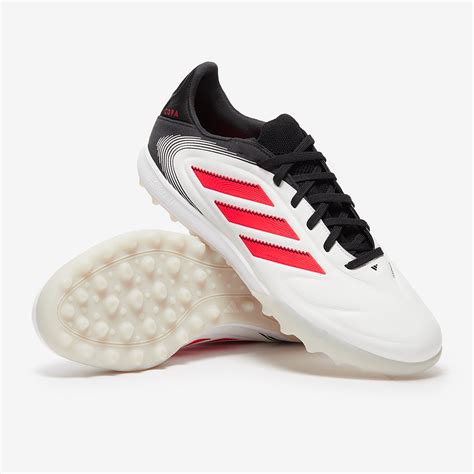 Adidas Copa Pure Iii Pro Leather Tf Blanco Rojo L Cido Negro Botas