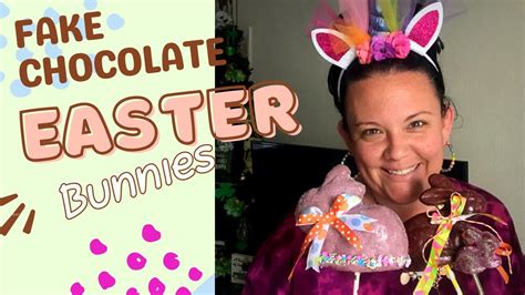 How To Make Fake Chocolate Easter Bunnies Simple Supplies 💛 Youtube