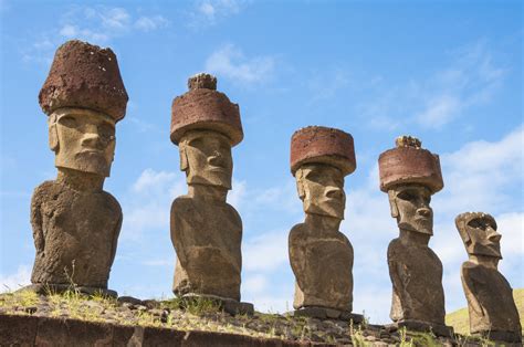 Las Estatuas Monolíticas De Los Moái En La Isla De Pascua Mi Viaje