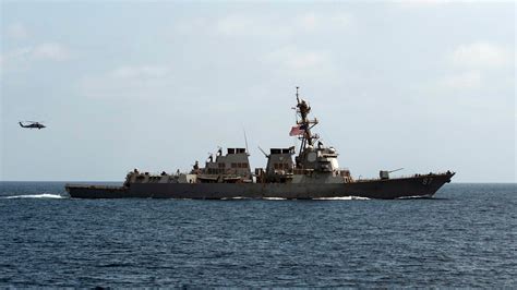 U S Ship Off Yemen Fires Missiles At Houthi Rebel Sites The New York