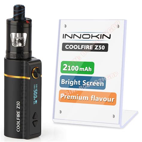 Buy E Starter Kit Innokin CoolFire Z50 Zlide Tank Ecig 2100mAh 50W