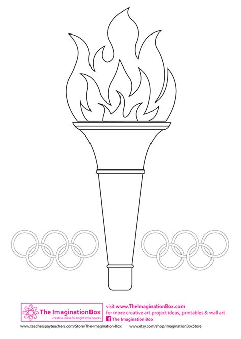 Olympic Torch Drawing at PaintingValley.com | Explore collection of ...