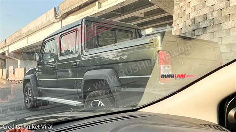 Force Gurkha Pickup Spied For The First Time Launch Soon