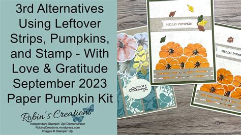 3rd Alternatives Using Pumpkins With Love And Gratitude September 2023