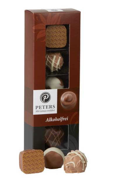 Highlight Alkoholfreie Pralinen 60g PETERS Pralinen Peters Pralinen