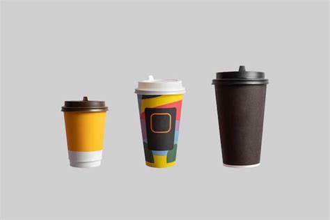 Free Photo Cups Of Different Sizes