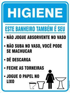 Melhor Ideia De Placas Para Banheiro Placas Para Banheiro Avisos