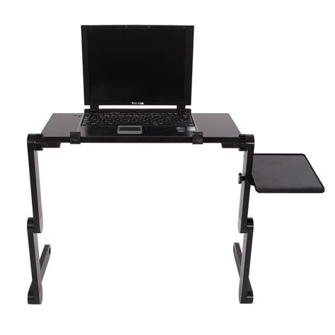 Zimtown 360 Adjustable Folding Bed Table Laptop Notebook Desk Table