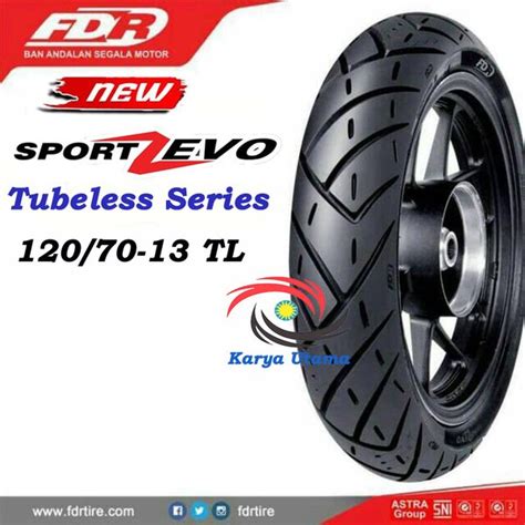 Jual Ban Luar Federal FDR 120 70 13 120 70 Ring 13 Tubeless Tubles