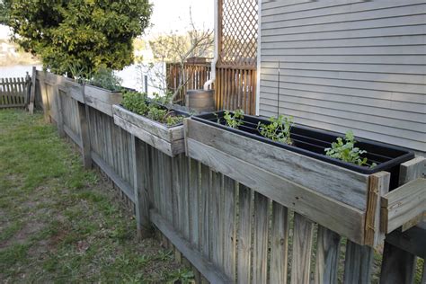 DIY Hanging Fence Planters