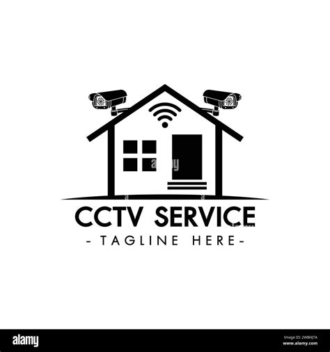 Cctv Security Camera Logo Icon Isolated On White Background Vector