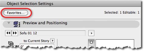 Managing The Favorites Palette Eric Bobrow S ARCHICAD News Tutorials
