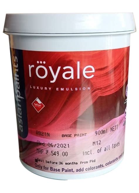 Asianpaints Royale Luxury Emulsion Paint 1 Liter At Rs 450 Bucket In Gadag