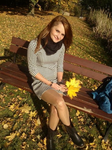 Amateur Pantyhose On Twitter Sitting On A Bench In Boots And Pantyhose