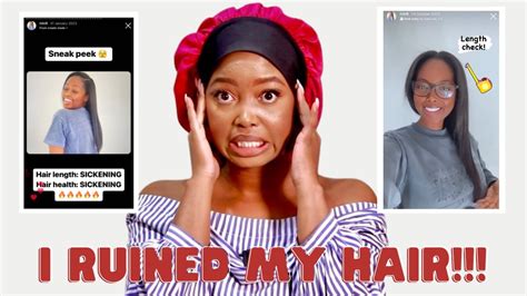 I Ruined My Hair Kaizen Tshego Youtube