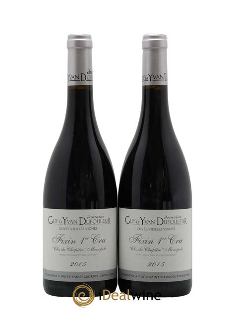 Buy Fixin 1er Cru Clos Du Chapitre Guy Et Yvan Dufouleur 2015 Lot 3914