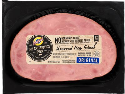 No Antibiotics Ever Uncured Original Ham Steak Hatfield