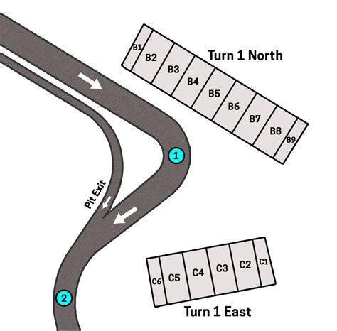 Miami F1 Turn 1 Grandstands View And Seat Guide North And East