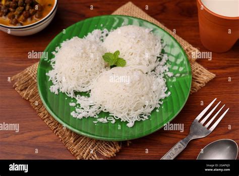 Noolappam Idiyappam Rice Noodles A Popular Traditional Steam Cooked