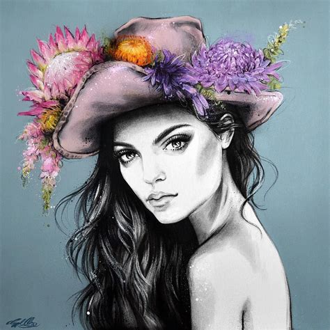 Internet Art Art Website Pippa Face Drawing Fashion Face Portrait