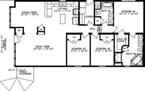 Locust Ranch Modular Home Floor Plan Apex Homes House Plans One