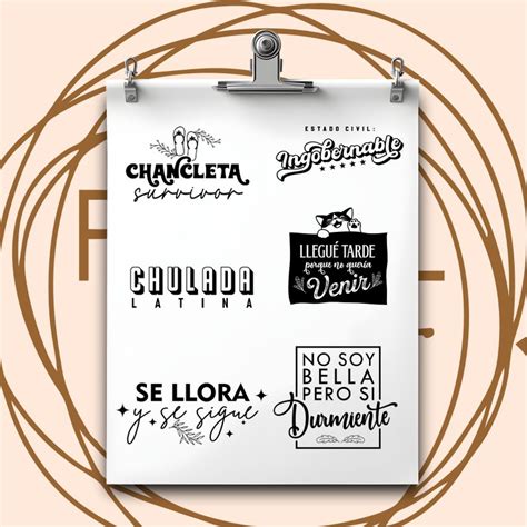 Latina SVG PNG Design Bundle Chingona Svg Latin Quotes SVG Mexican