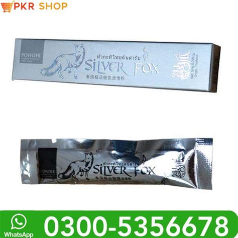 Silver Fox Drops In Pakistan 0300 5356678 Buy Now