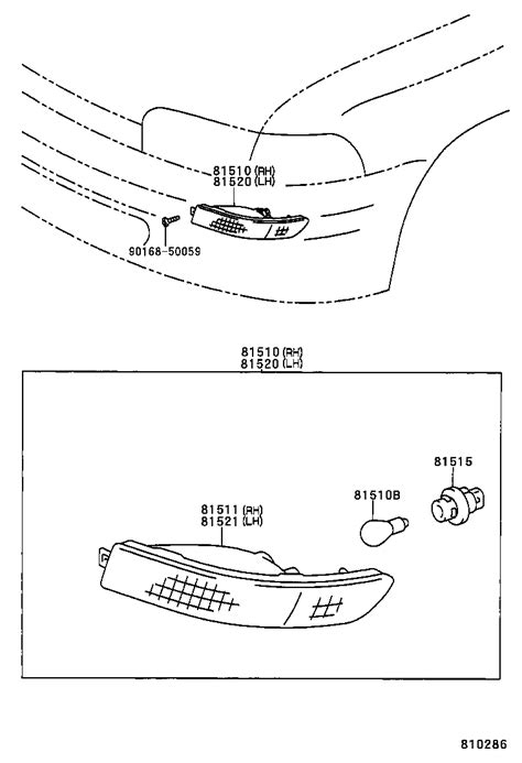 Toyota Corolla Sed Wgee L Aemdkw Electrical Front Turn Signal