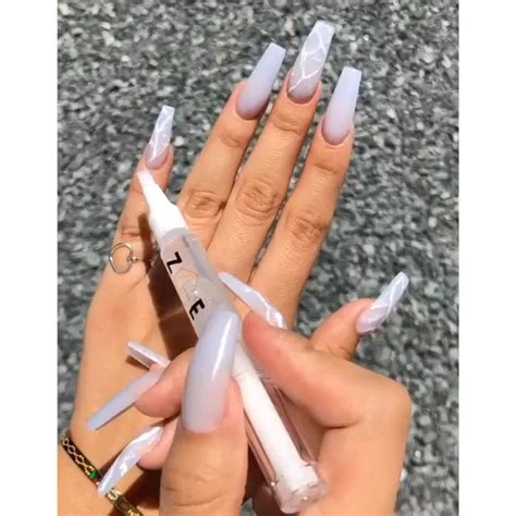 Baddie Long Coffin Nails Purple