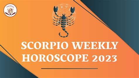 Weekly Scorpio Horoscope prediction for Career Love and Health