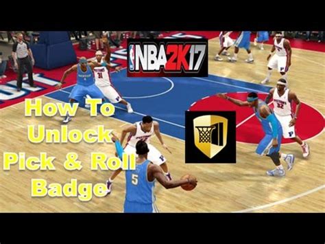 Nba K Pick Roller Badge Tutorial Youtube