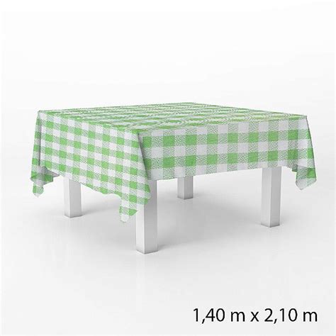 Toalha De Mesa Em Tnt X Cm Xadrez Verde Bestfest Rizzo