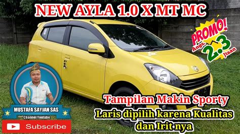 Daihatsu New Ayla X Mt Mc Warna Kuning Astra Daihatsu