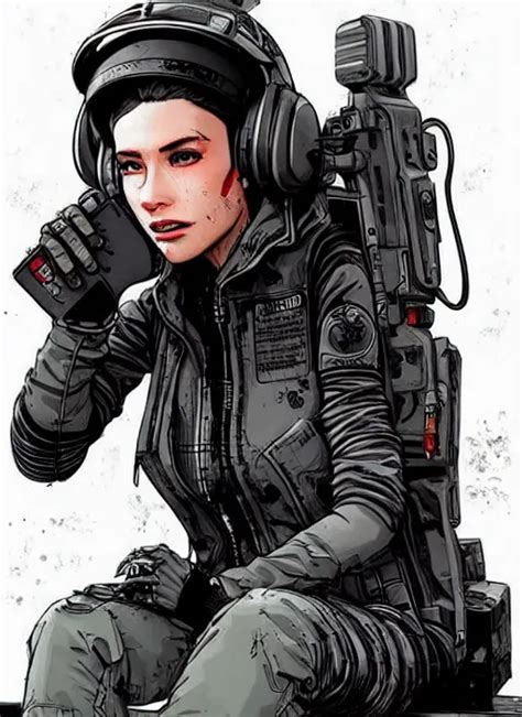 Beautiful Maria Gorgeous Female Cyberpunk Mercenary Stable Diffusion