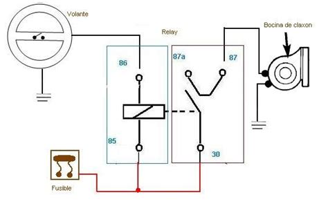 Como Conectar Un Claxon Con Un Relevador De 4 Terminales Mecanico De