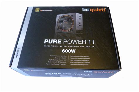 Обзор от покупателя на Блок питания be quiet! PURE POWER 11 CM 600W ...