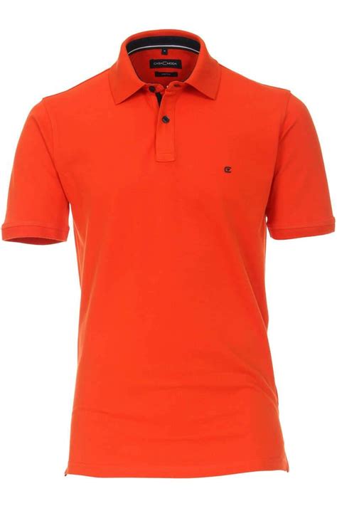 Hochwertiges Casa Moda Casual Fit Poloshirt In Der Farbe Orange