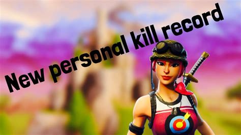 New Personal Kill Record On Fortnite Mobile Youtube