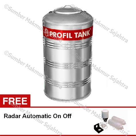 Jual Tangki Air Tandon Toren Profil Stainless Datar 560 Liter Ps