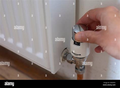 Turning Down A Thermostatic Radiator Valve Trv On The Central Heating